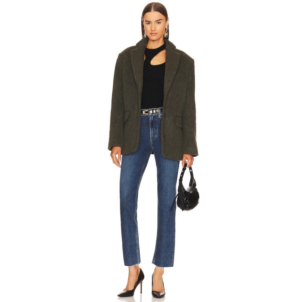Agolde Blue Straight Leg Jeans